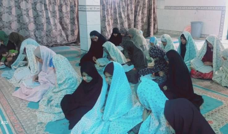 برگزاری مراسم جزخوانی قرآن کریم در روستای مختارآباد