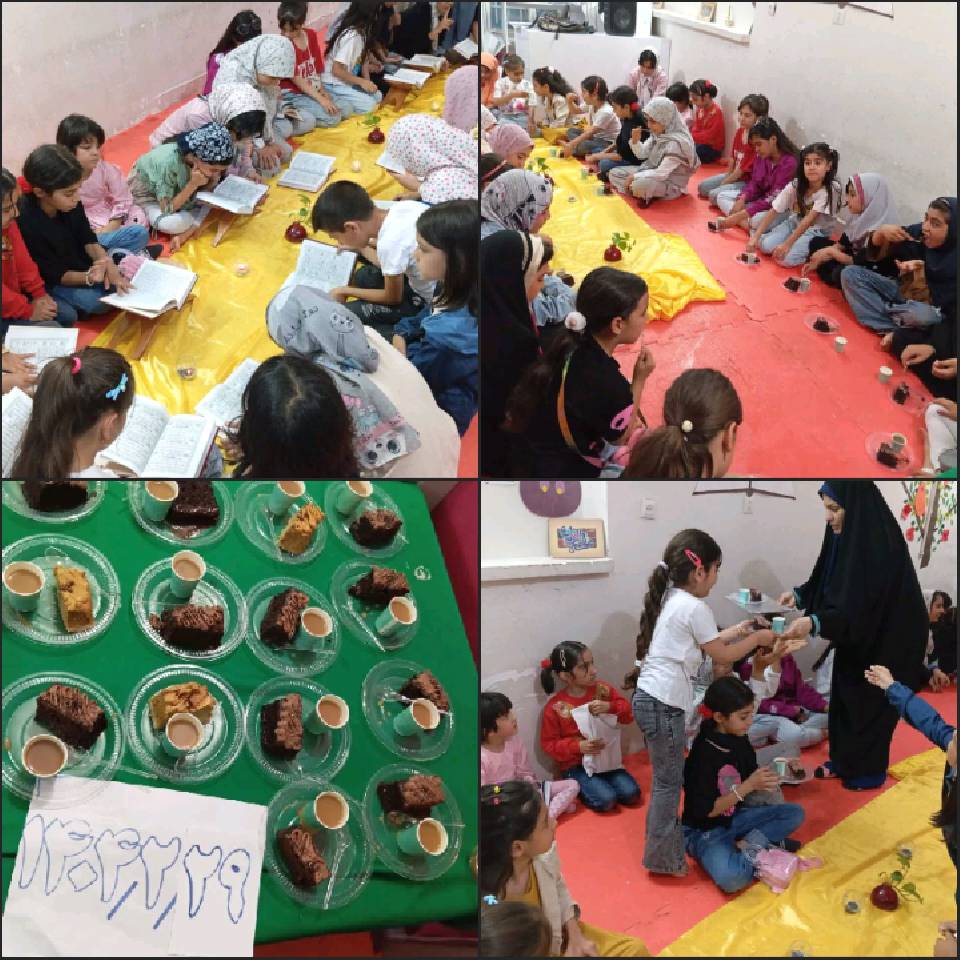 گزارش آموزش قرآن همراه با تدبر، مختص کودکان به مناسبت ایام سالگرد شهدای خدمت در استان فارس
