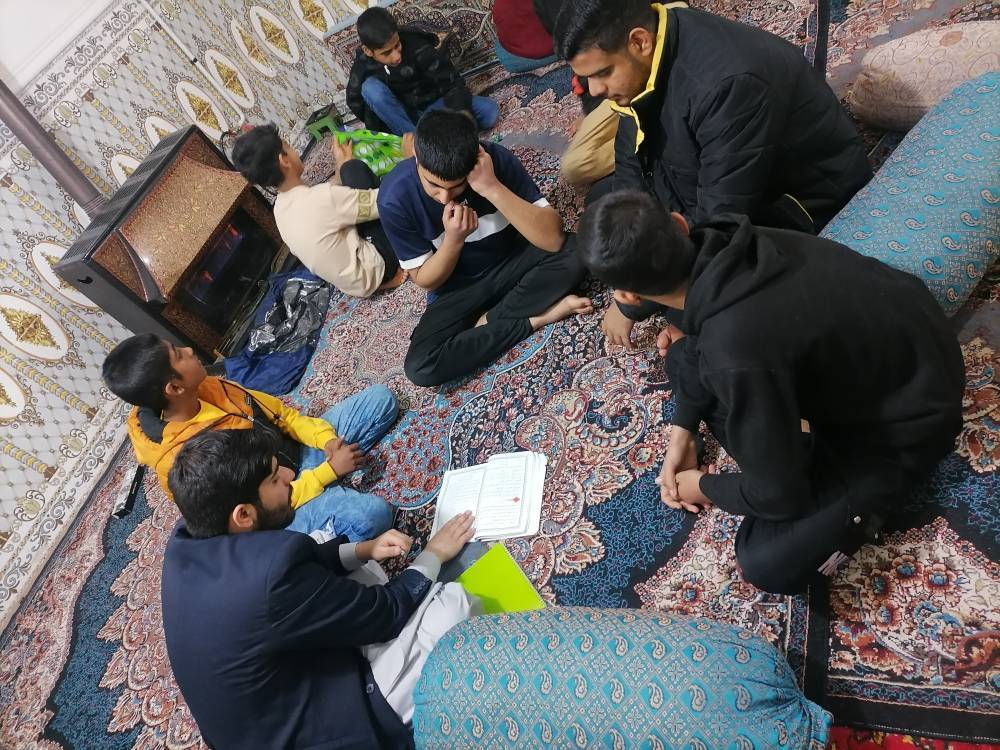 برگزاری کارگاه قرآن کریم ویژه پسران نوجوان در روستای سه قلعه