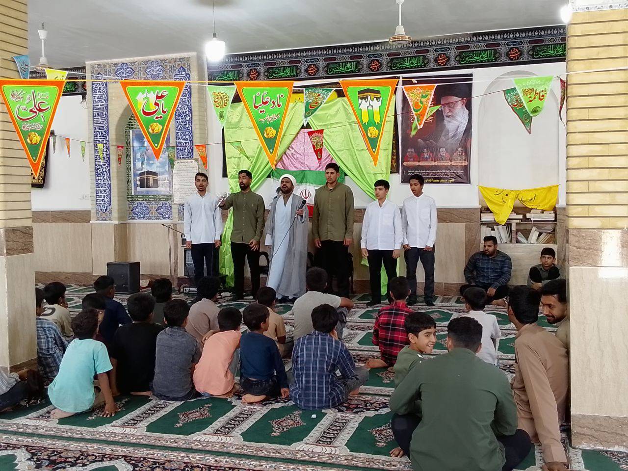 برپایی جشن عید غدیر در روستای محمد آباد لورگباغ  - گره جهادی وارثین