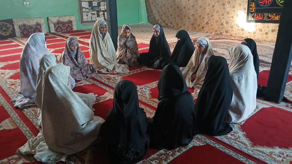 گزارش برنامه کانون مسجد روستای حجت آباد شهرستان نیمروز