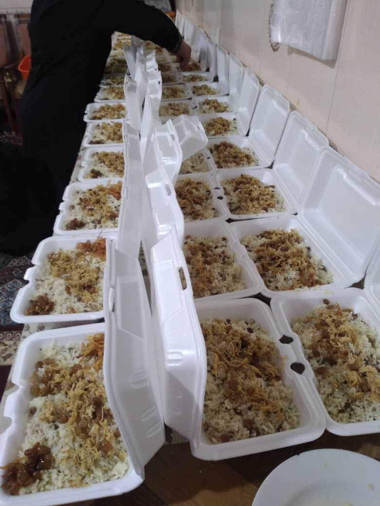 توزیع 200 پرس غذای گرم
