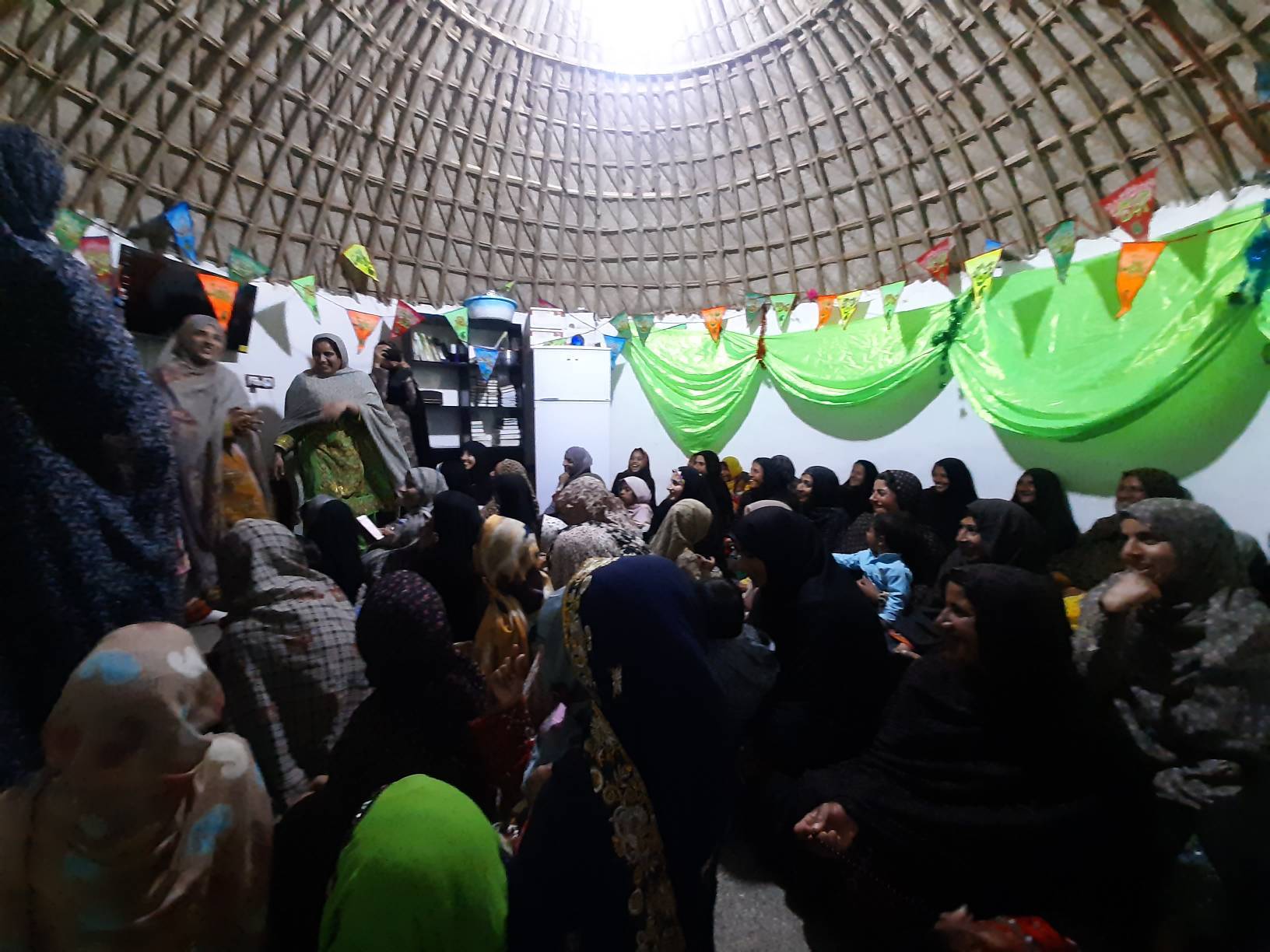 گزارش جشن میلاد امام حسین (ع) در روستای میانداران جازموریان استان کرمان