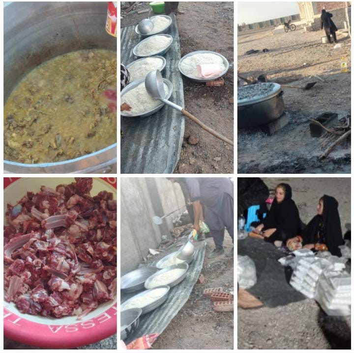 طبخ ۱۹۰۰ پرس غذا