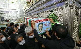 پیکر مطهر شهید مدافع حرم، ابولفضل سرلک تشییع شد