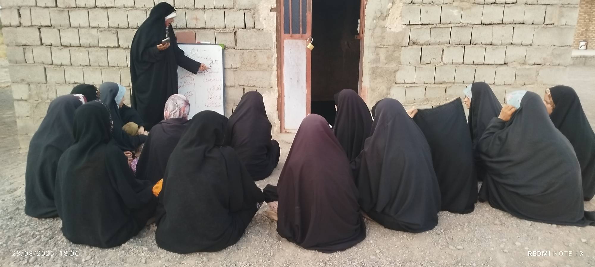 گزارش برنامه های کانون مسجد در روستای چاهدازو جازموریان