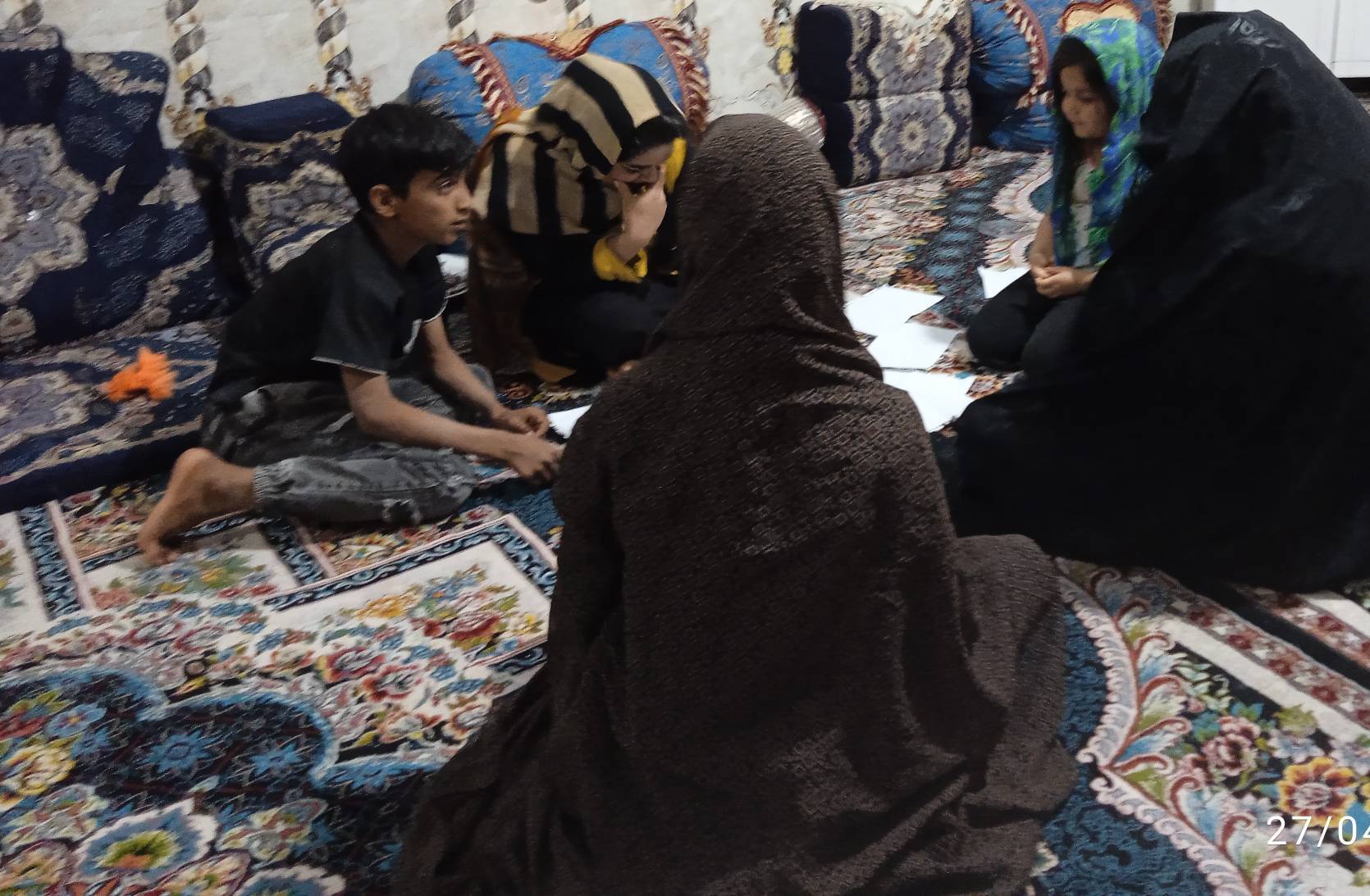 برنامه های کانون مسجد روستای میل نادر شهرستان نیمروز