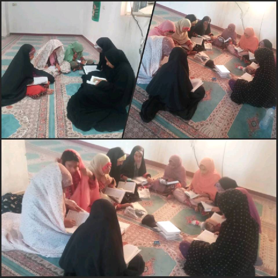 گزارش برنامه ی کانون مسجد امام موسی کاظم (ع)  روستای چاهدازو