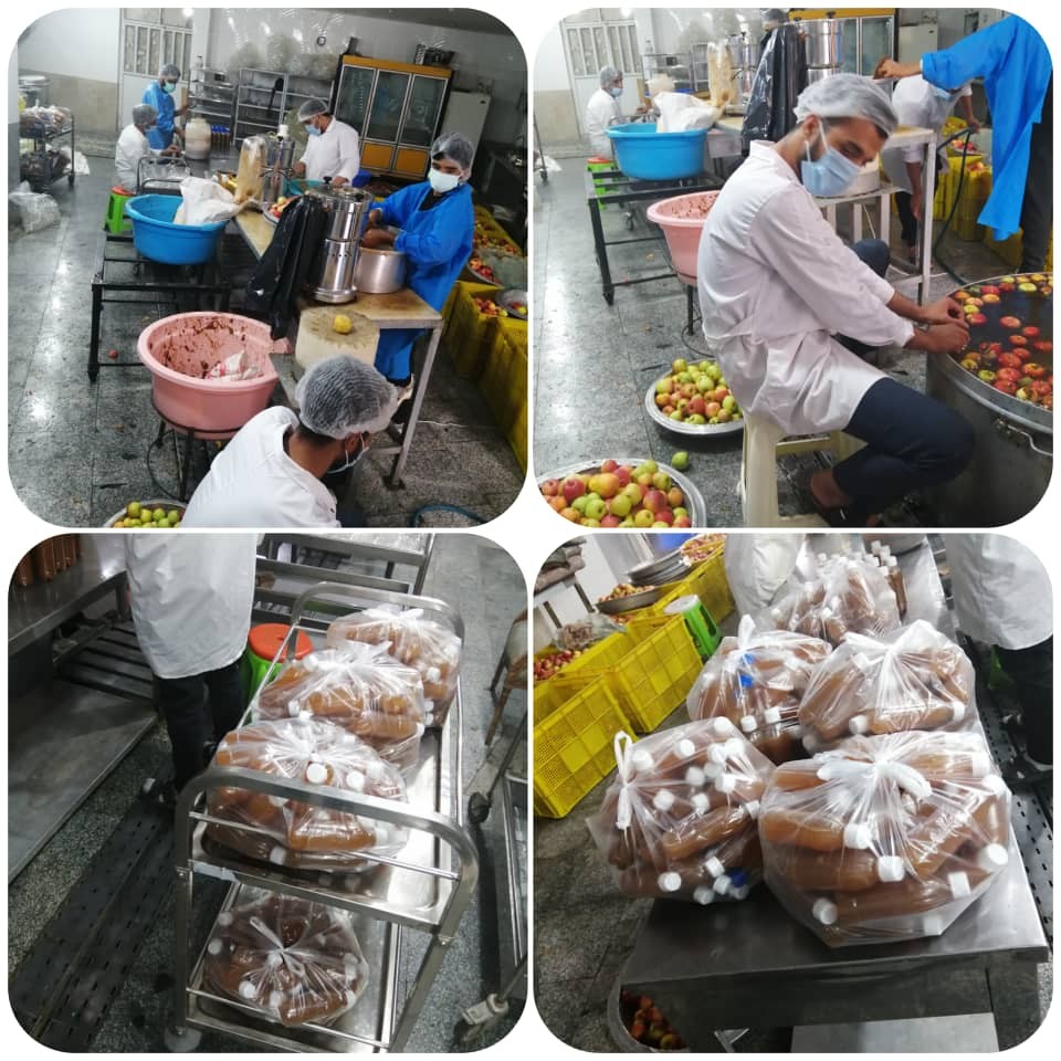 پویش آبمیوه برای بیماران کرونایی
