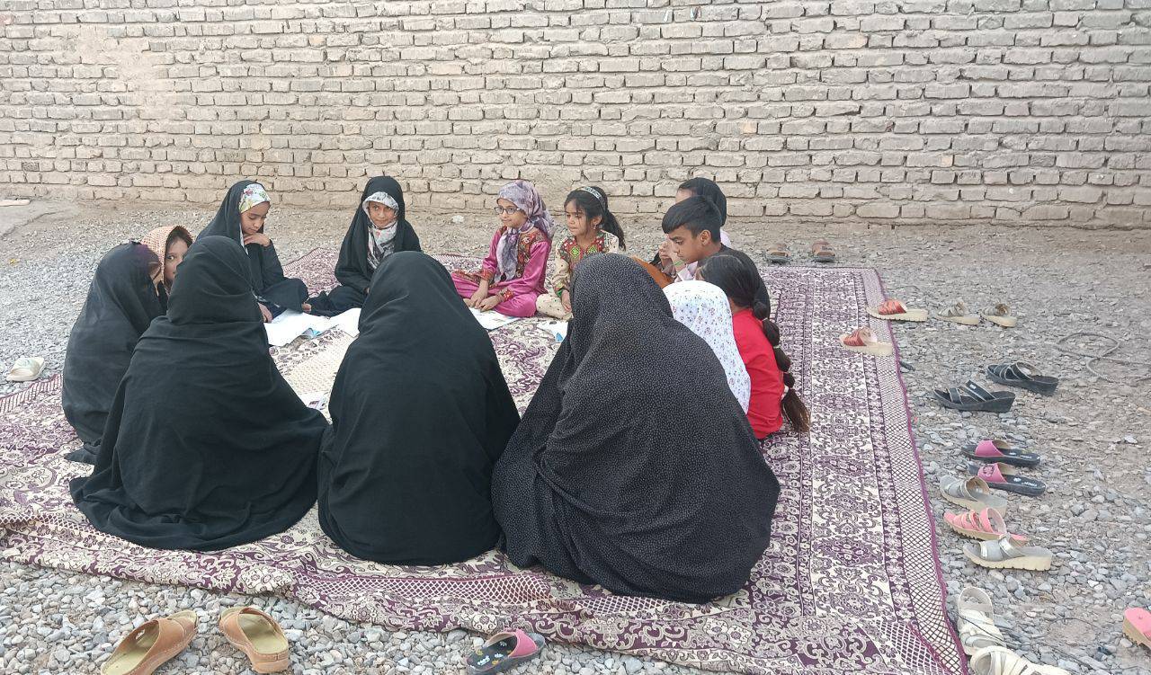 کلاس قرآن گروه سنی کودک کانون مسجد حضرت قمر بنی هاشم علیه السلام روستای میل نادر