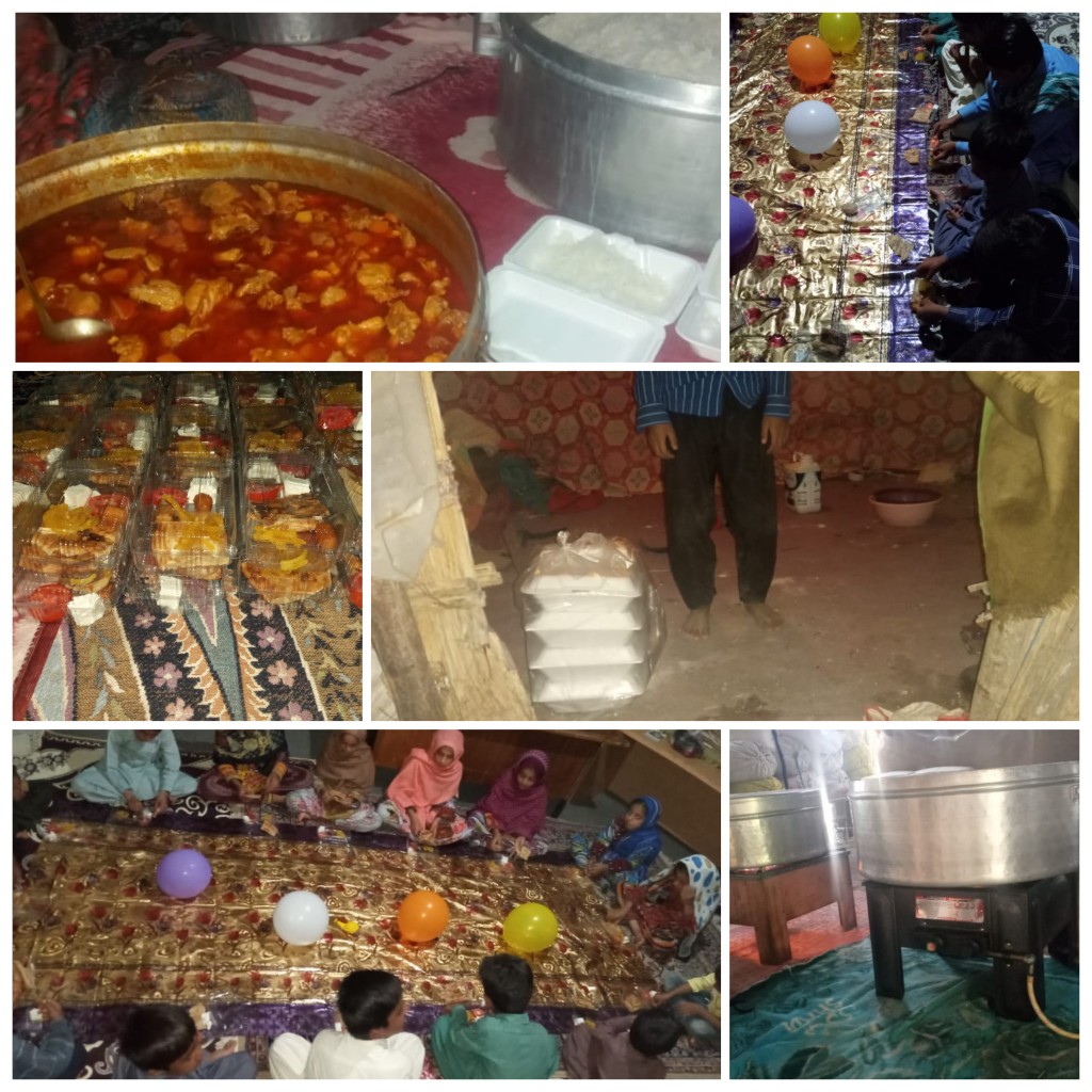 پخت و توزیع 120پرس غذا و 86 بسته افطاری ساده