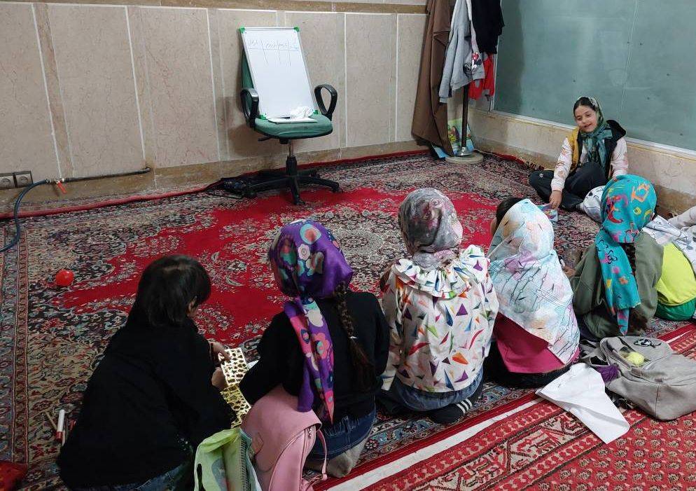 گزارش کانون مسجد در حسینیه حضرت علی اصغر(ع) استان مرکزی