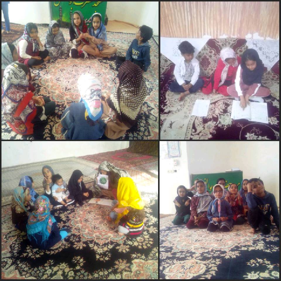 برگزاری کارگاه قرآن و کتابخوانی در کانون مسجد روستای میل نادر استان سیستان و بلوچستان