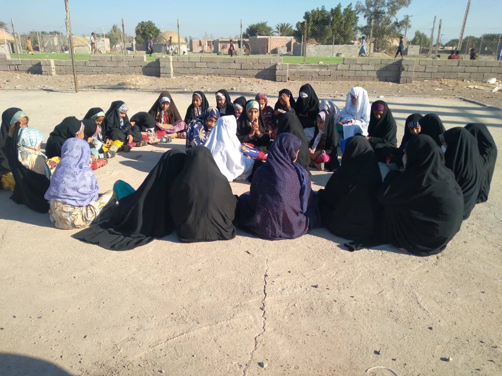 برگزاری کارگاه در روستای حسن آباد شهرستان زهکلوت استان کرمان
