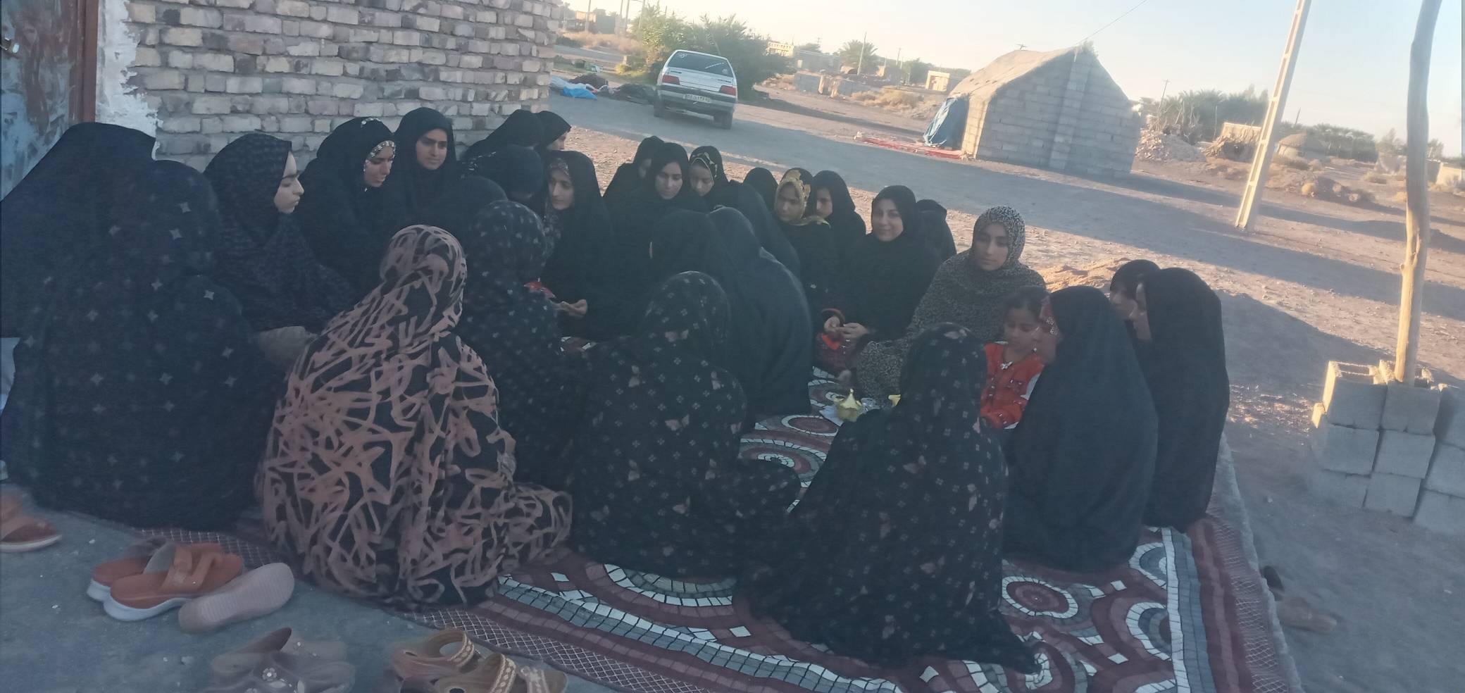 برگزاری کارگاه در روستای چاهدازو زهکلوت استان کرمان
