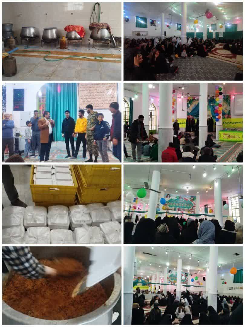  برگزاری جشن نیمه شعبان وارثین خرامه