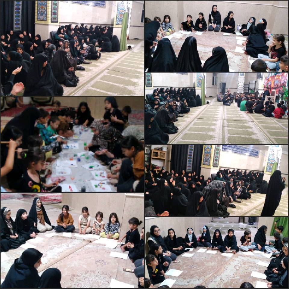  برگزاری مراسم عزاداری امام سجاد (ع) به همراه کارگاه آموزشی کودکان در مسجد حضرت ابوالفضل (ع)