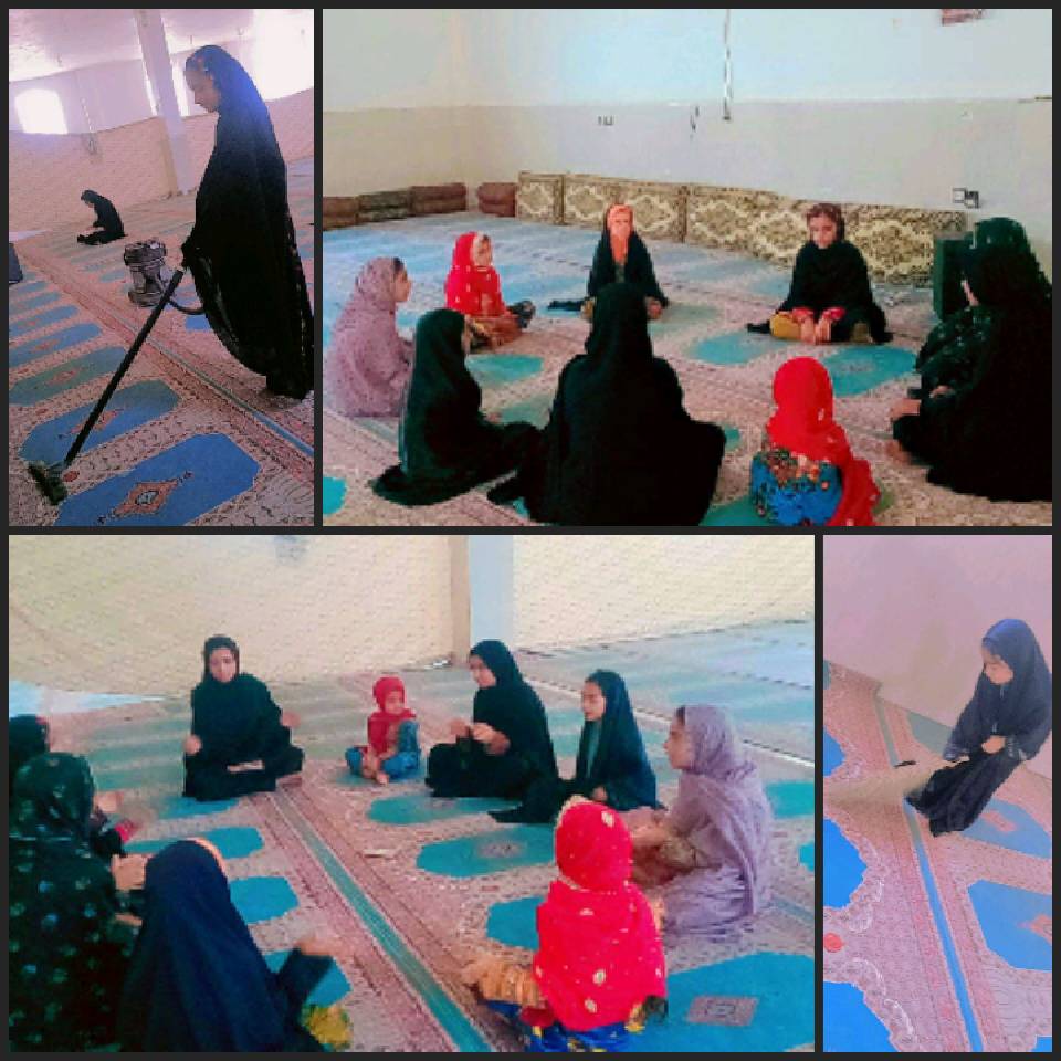 گزارش برنامه های کانون مسجد روستای حیدرآباد جازموریان