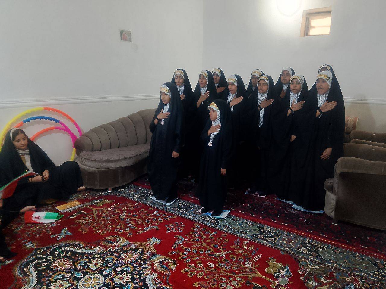مراسم یادبود شهادت حضرت قائد امت در روستای اشترک - گره جهادی وارثین