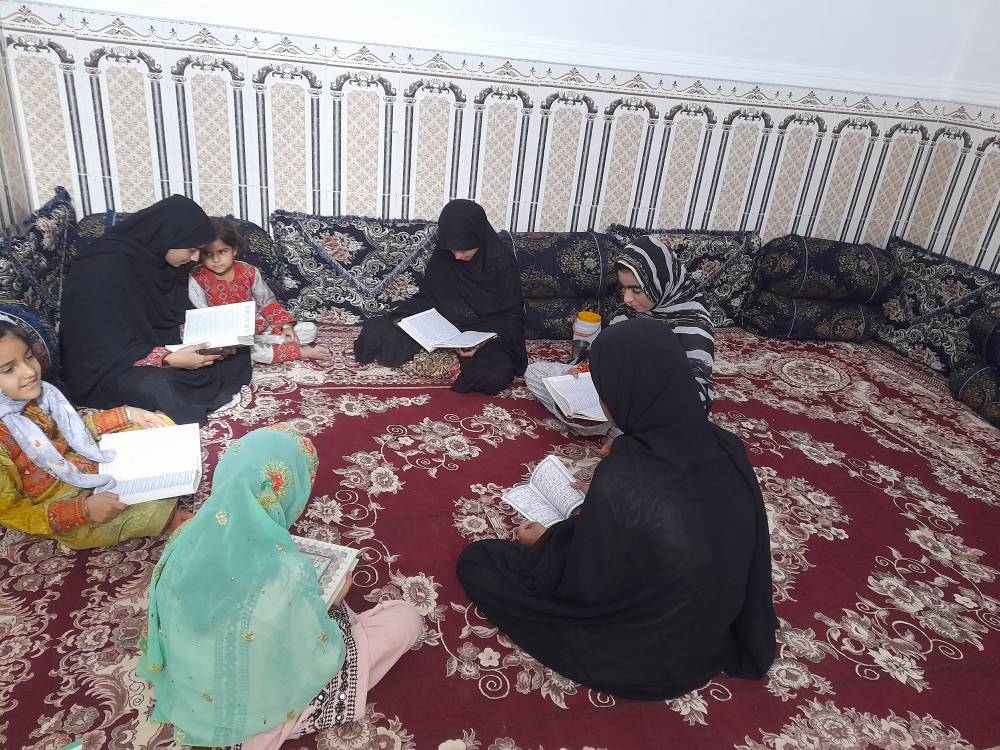 گزارش کارگاه روانخوانی قرآن در روستای چاه علیشاه جازموریان استان کرمان