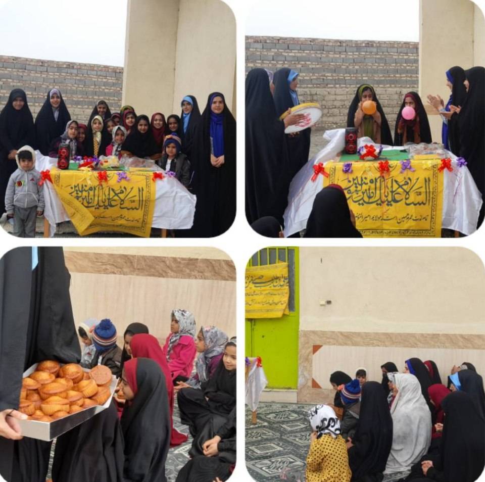 گزارش برپایی جشن به مناسبت ولادت با سعادت امام زمان(عج) در روستای سهراب شیخی کبیر