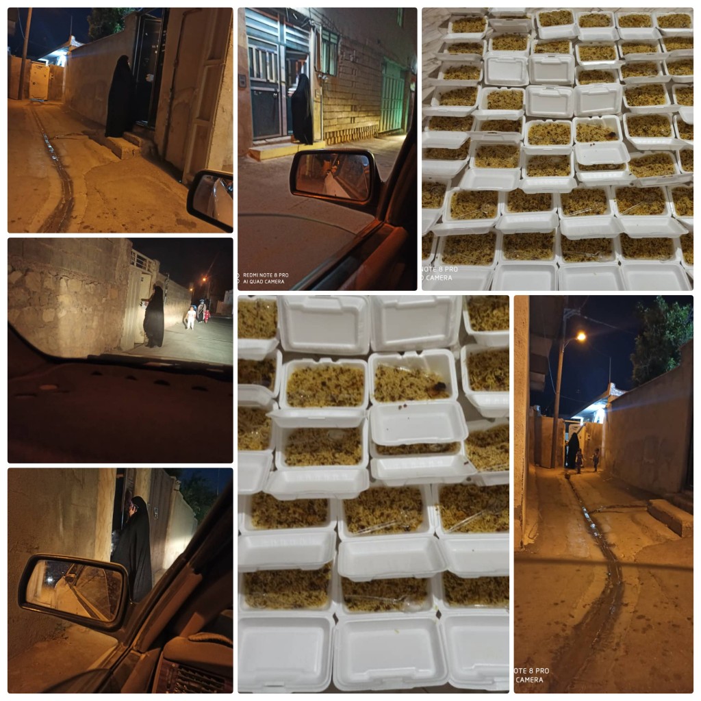 توزیع ۵۰ پرس غذا