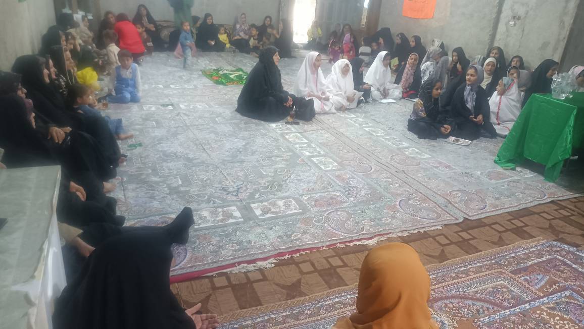 گزارش برپایی جشن به مناسبت سالروز ولادت با سعادت امام زمان(عج) در روستای اسلام آباد