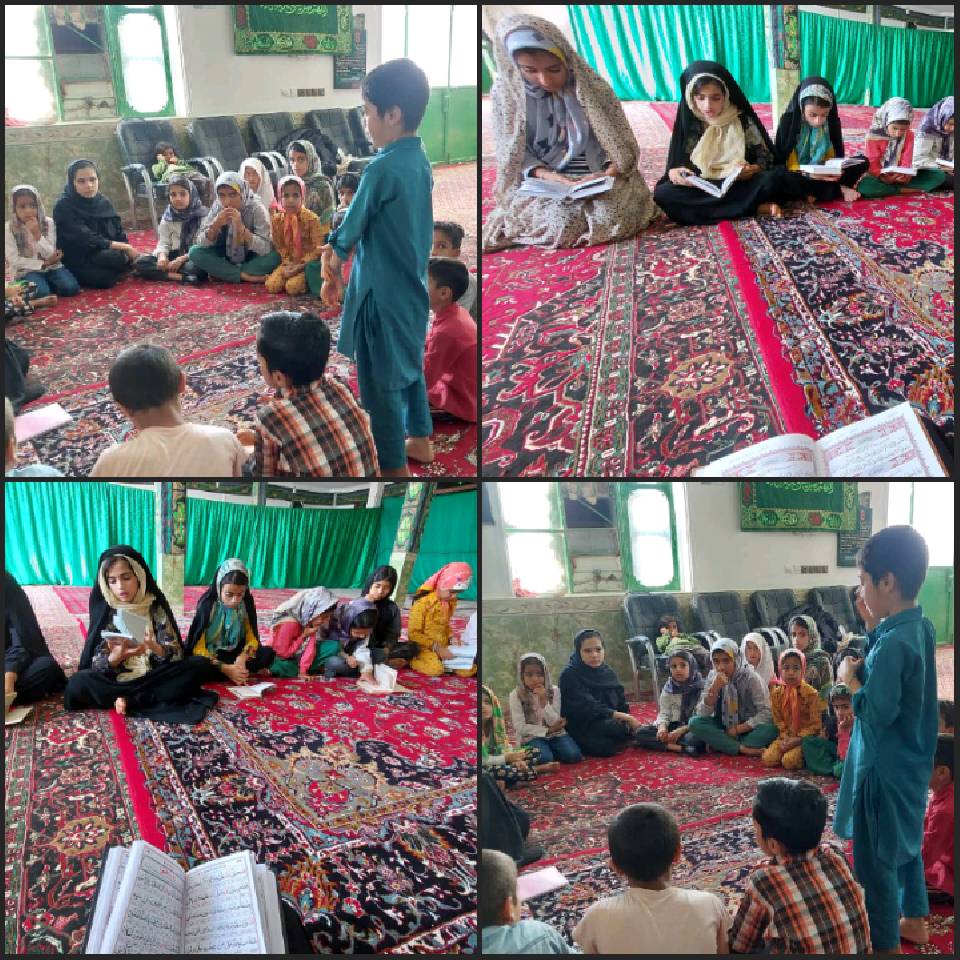 برنامه های #کانون_مسجد روستای فتح الله شهرستان نیمروز