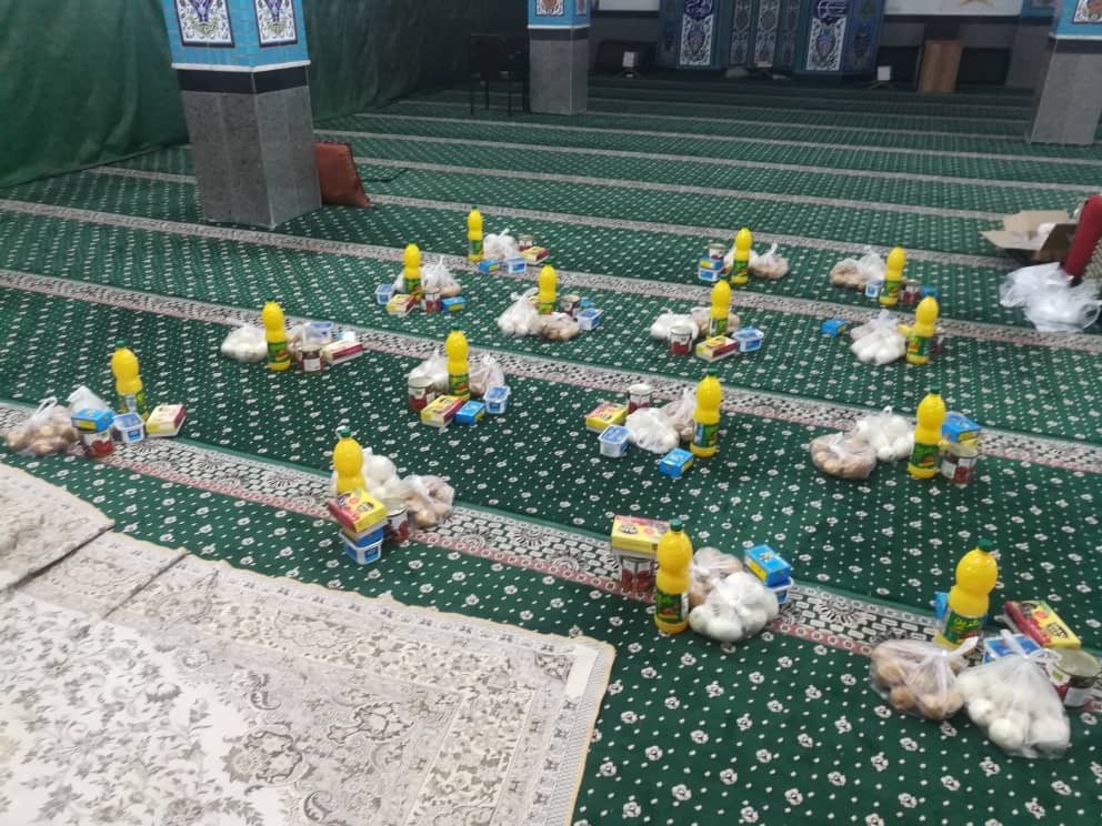 تهیه ۲۳ بسته ارزاق