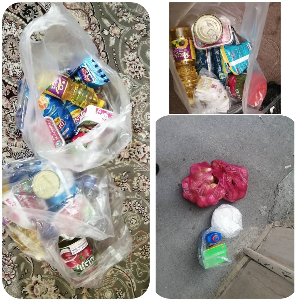توزیع بسته‌های ارزاق