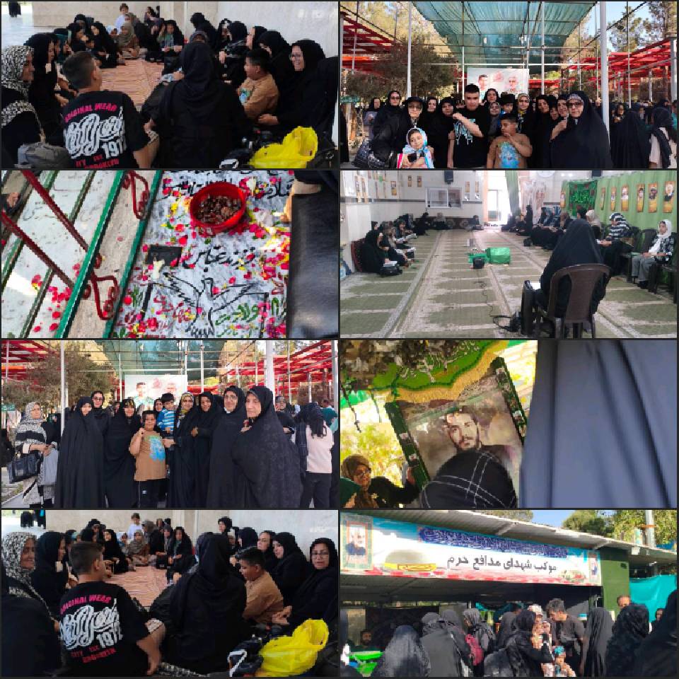 گزارش دوشنبه‌های امام حسنی (ع) همراه با اردوی دیدار با شهدا در بهشت زهرا (س)