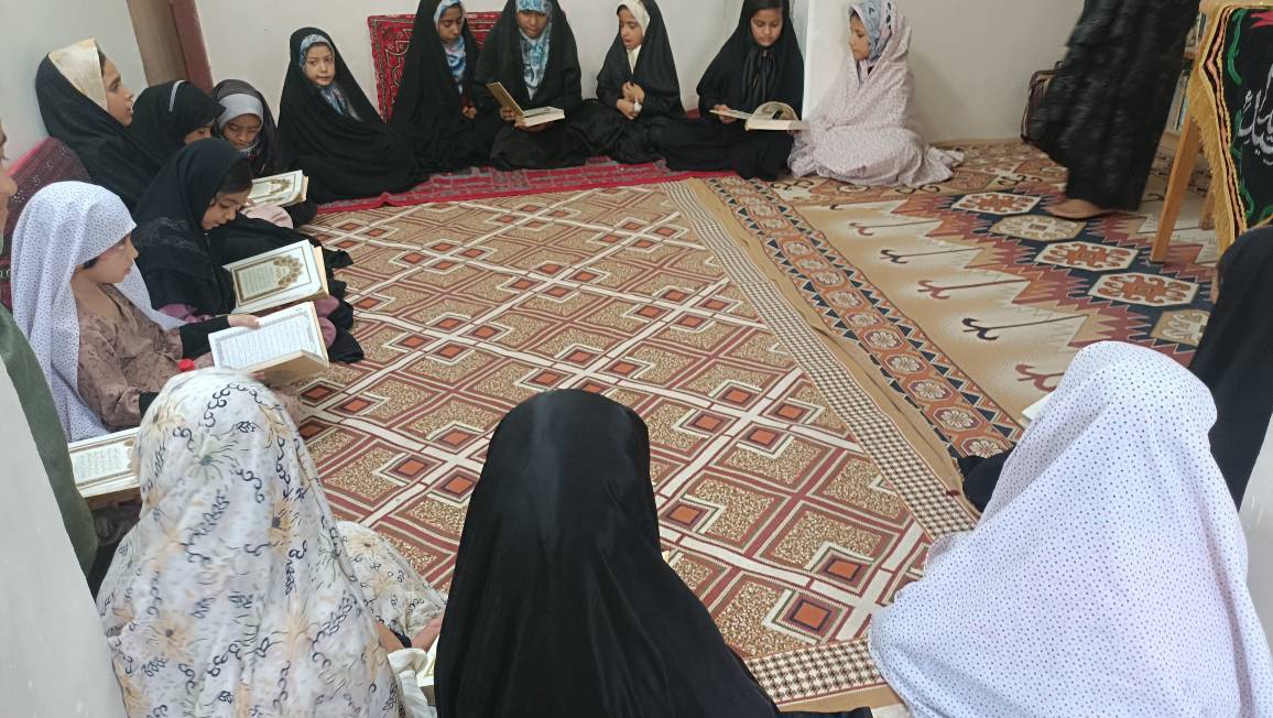کلاس های هفتگی کانون مسجد حضرت فاطمه الزهرا «سلام الله علیها» روستای اسلام آباد