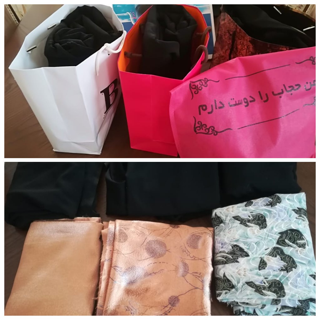 دوخت و اهدای 4 چادر