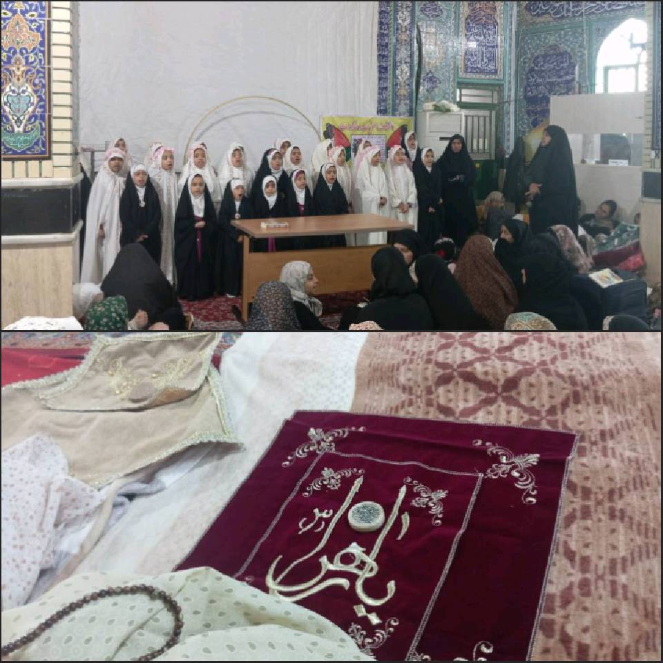 اعتکاف دانش آموزی در کانون مسجد صاحب الزمان (عج) شهرک کهوروئیه جیرفت