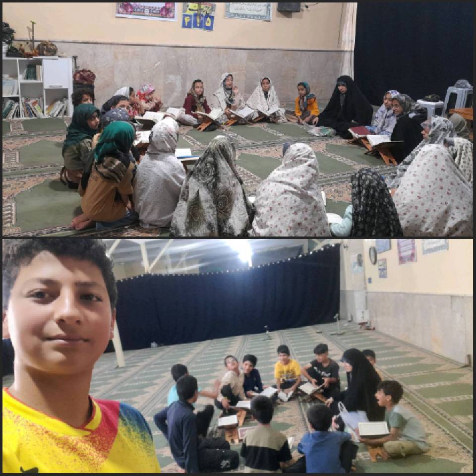 گزارش کلاس‌های قرآن، اخلاق و احکام در مسجد حضرت اباالفضل (ع) روستای حسین آباد خواجه