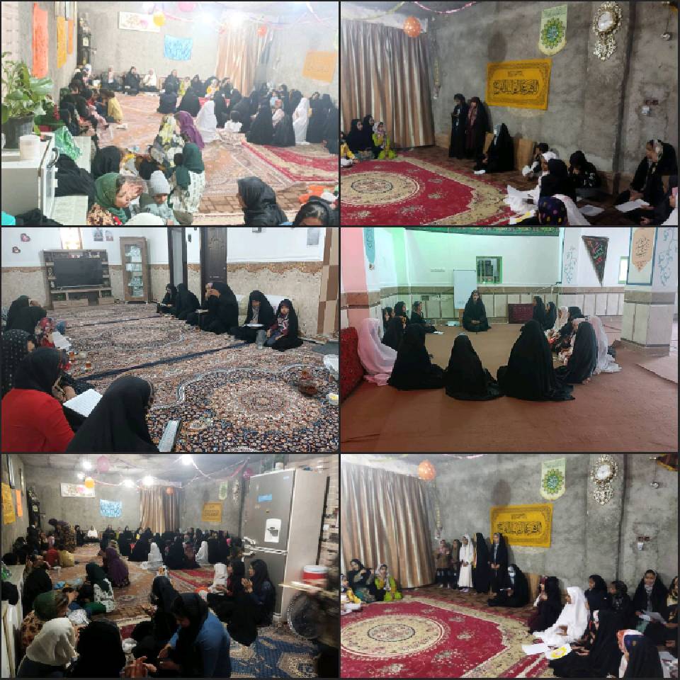 گزارش برنامه نیمه شعبان در روستای اسلام آباد استان سیستان و بلوچستان