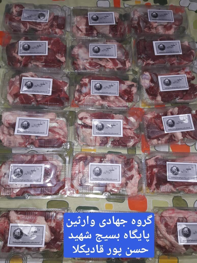 پخش 45 بسته گوشت گوسفندی و مرغ تازه