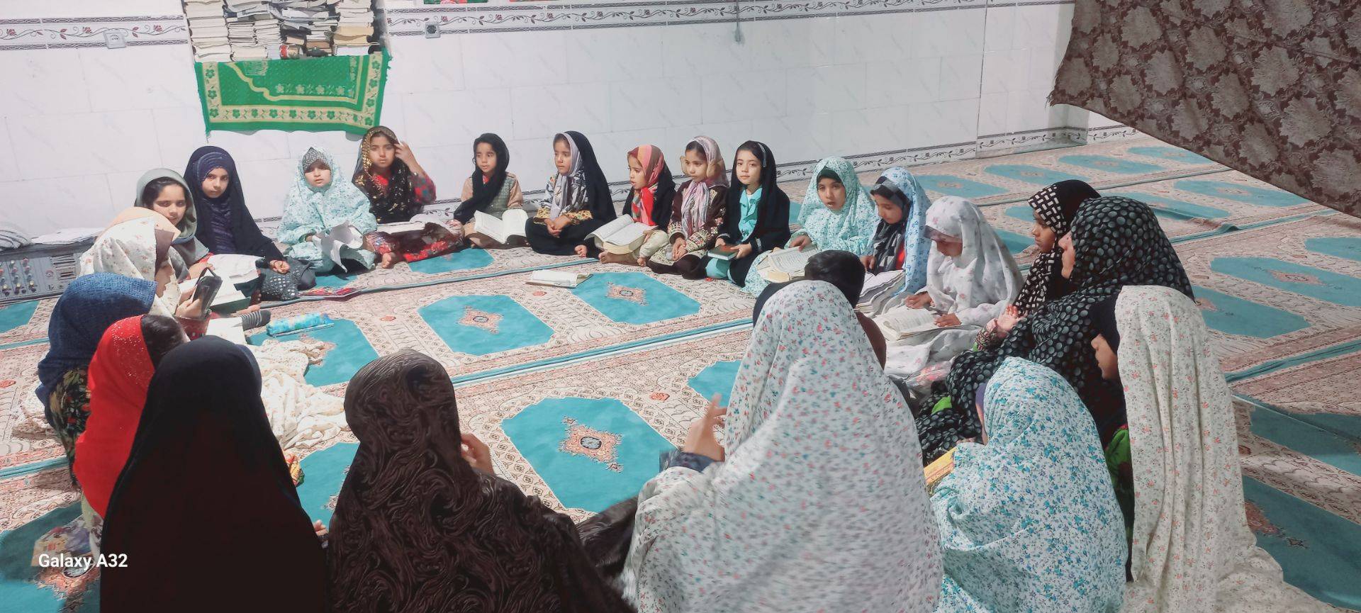 برگزاری کلاس قرآن در روستای مختارآباد شهرستان جازموریان