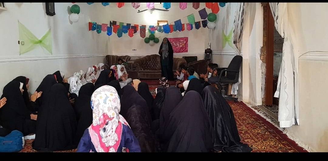 مراسم نیمه شعبان ویژه ایتام در روستای اشترک