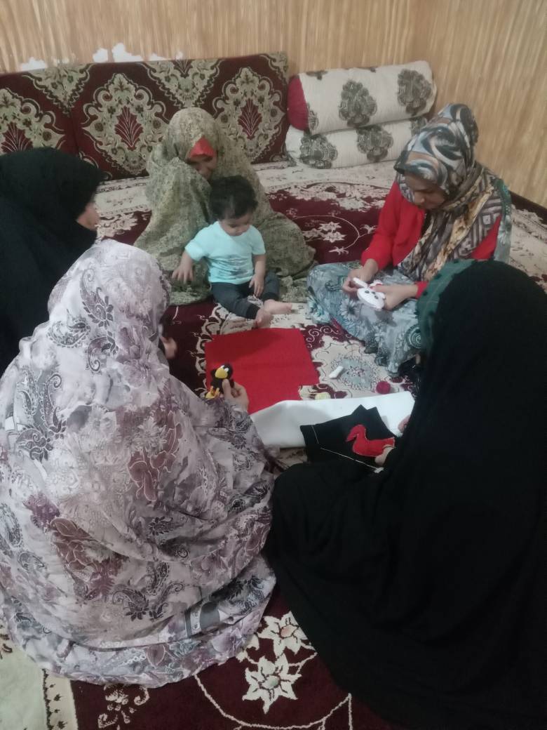 کارگاه آموزشی نمددوزی مسجد حضرت ابوالفضل العباس