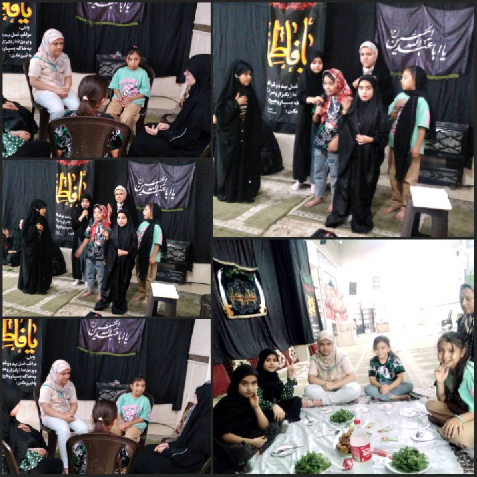 گزارش برنامه های کانون مسجد حضرت ابوالفضل علیه السلام امین آباد