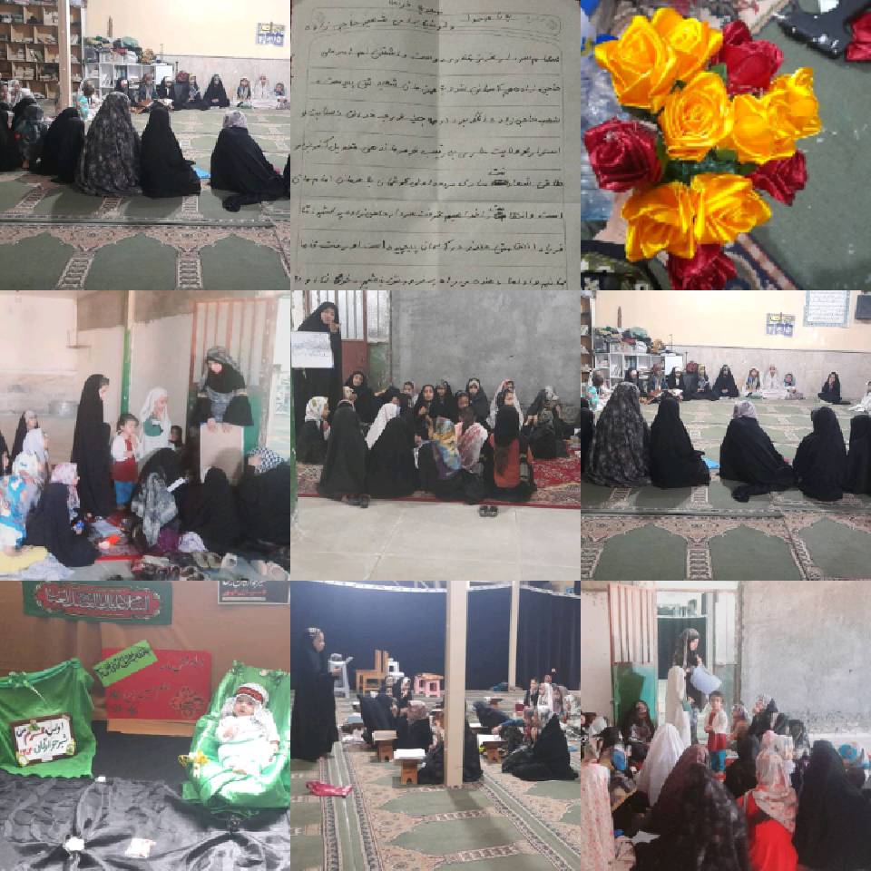 برگزاری برنامه های کانون مسجد روستای حسین آباد خواجه شهرستان نیمروز