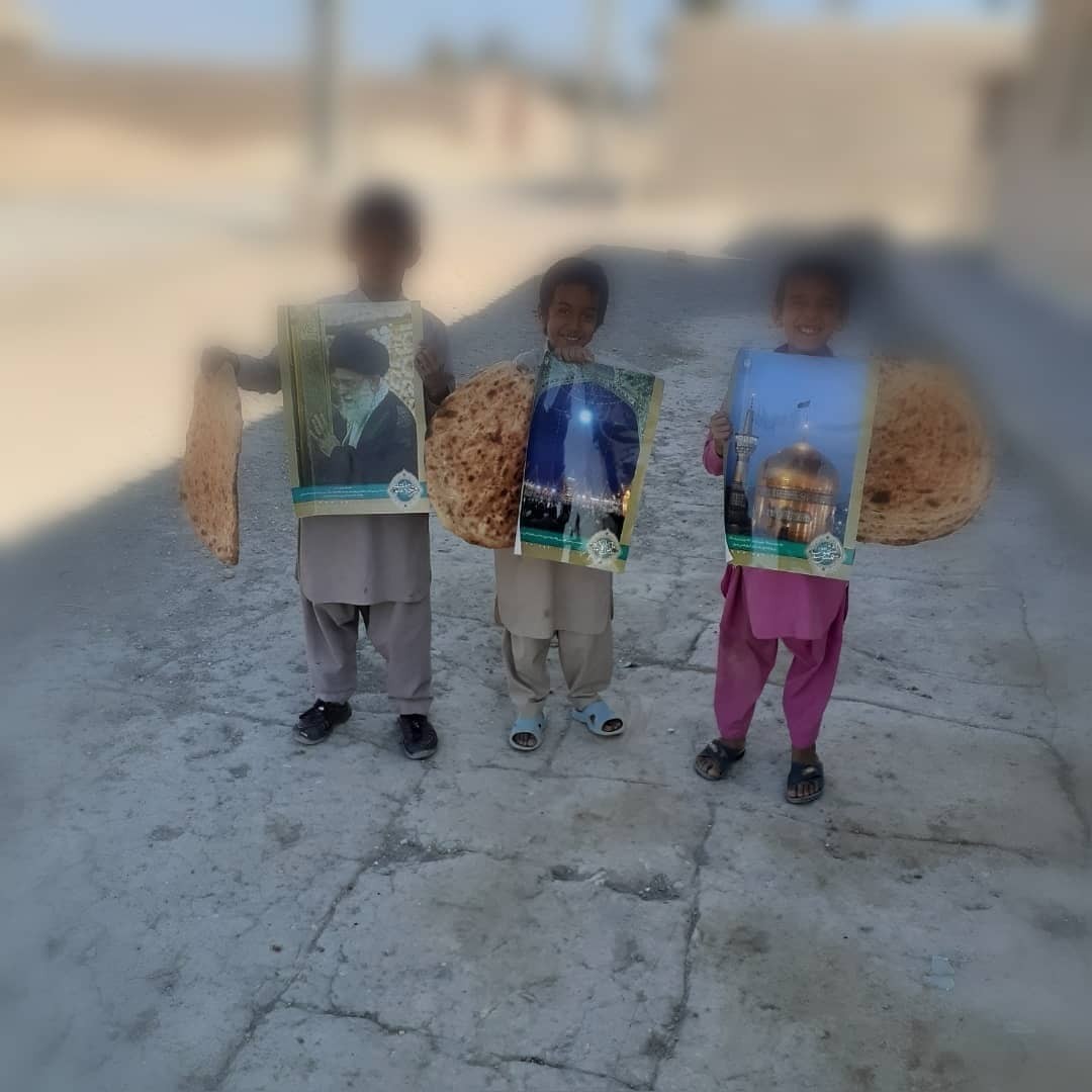 توزیع صد قرص نان