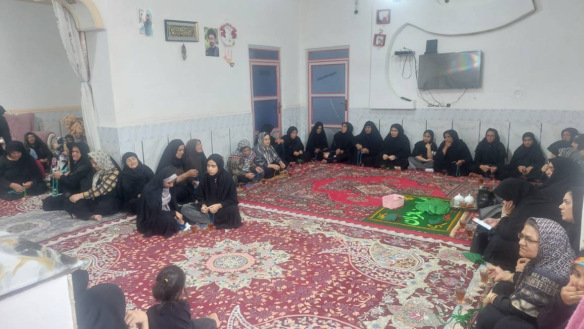 مراسم عزای حضرت اباعبدالله الحسین علیه السلام در کانون مسجد روستای فتح الله - گره جهادی وارثین