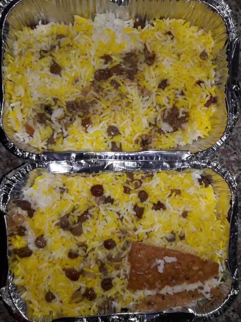پخت 50 پرس طعام فاطمی با همکاری موکب الشهدا و خیریه امام حسن (ع)