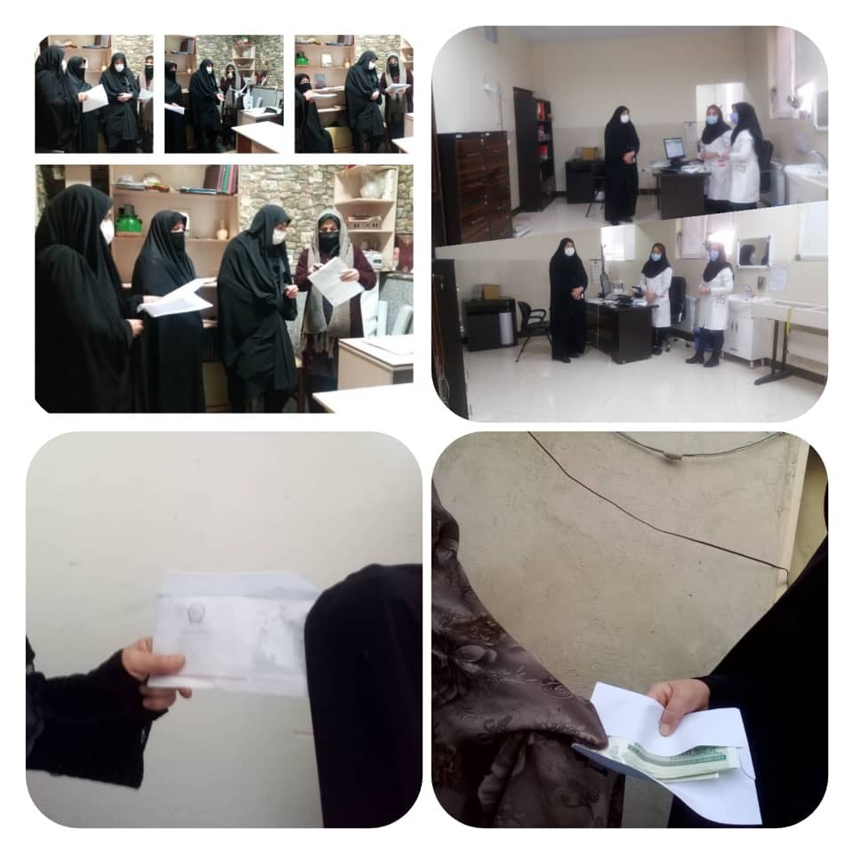 بازديد مسئولان حوزه بسیج از نیروهای سلامت طرح حاج قاسم سلیمانی