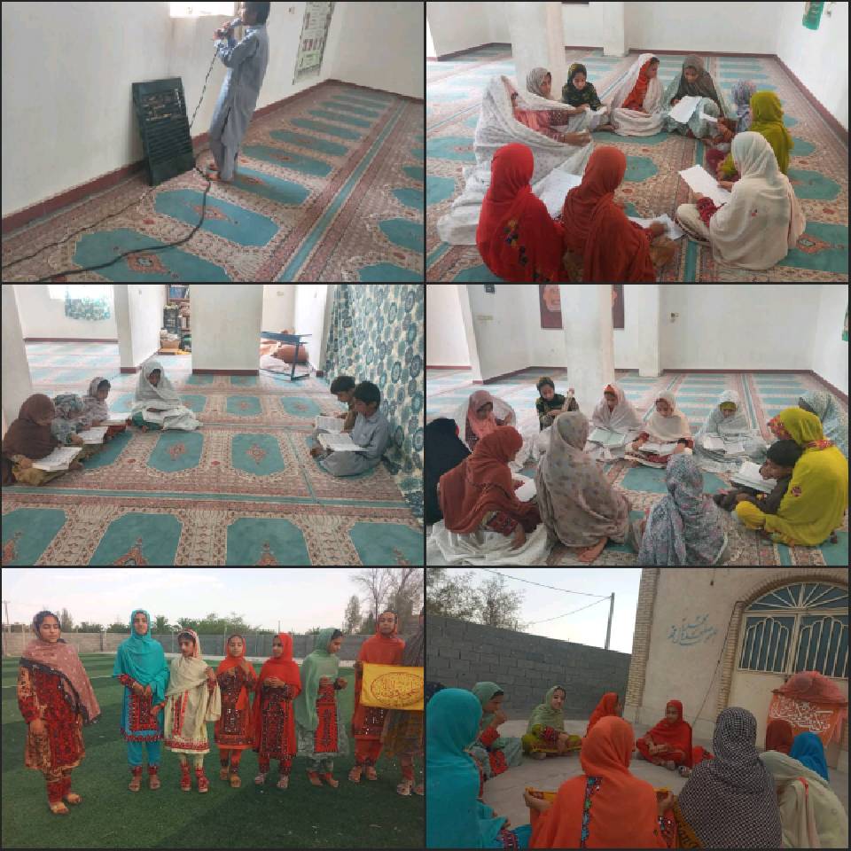 گزارش برنامه ها در کانون مسجد امام موسی کاظم (ع) روستای چاهدازو و پنگ