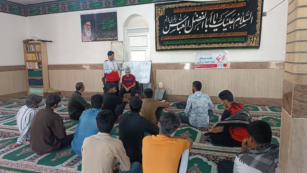 برگزاری دوره آموزشی کمک های اولیه در روستای محمد آباد لورگباغ - گره جهادی وارثین