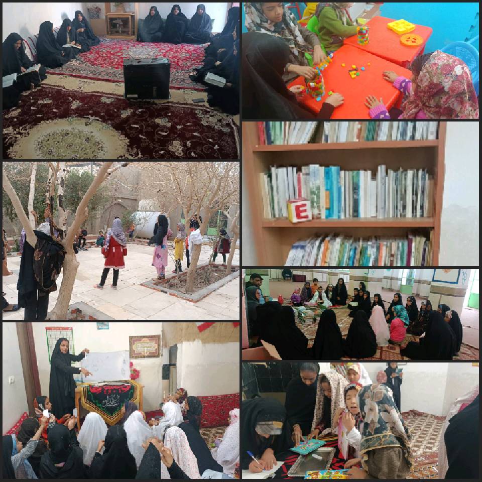 گزارش کلاس های کانون مسجد روستای اسلام آباد شهرستان نیمروز