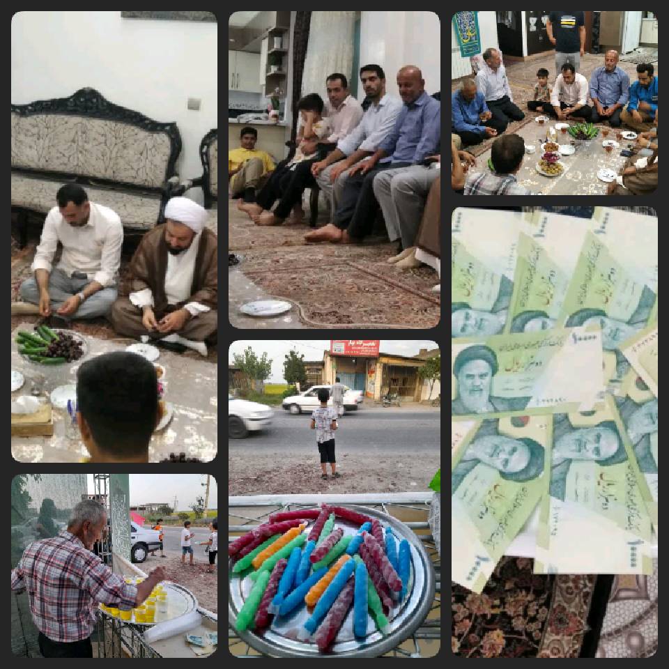 دید و بازدید از چند خانواده سادات در روستای قادیکلا